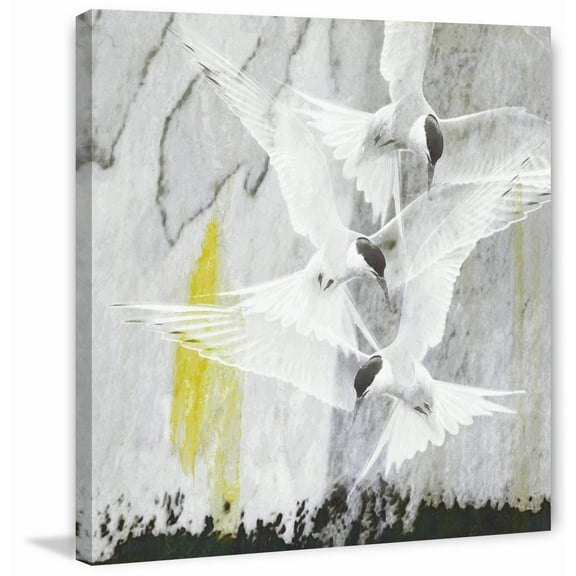 "Come Flock Together" Painting Print on Wrapped Canvas