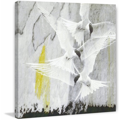 "Come Flock Together" Painting Print on Wrapped Canvas
