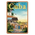 thumbnail image 1 of Come to Havana Cuba - Oriental Park Racetrack Marianao - Havana-American Jockey Club - Vintage Travel Poster by Kerne Erickson - 8 x 12 inch Vintage Metal Tin Sign, 1 of 4