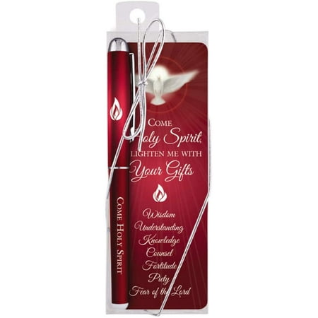 Come Holy Spirit Confirmation Pen and Bookmark Gift Set, 5 1/2 Inch