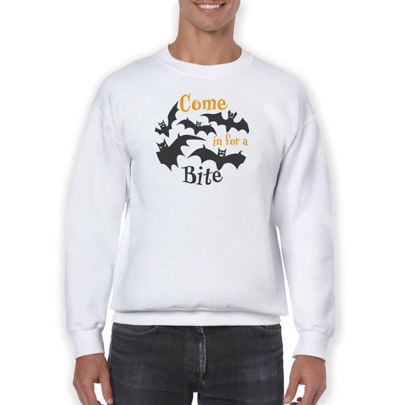 Come In For A Bite Sweatshirt Men -Image by Shutterstock, Male 4X-Large