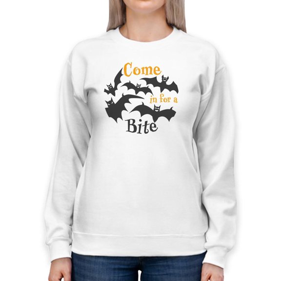 Come In For A Bite Sweatshirt Women -Image by Shutterstock, Female Small