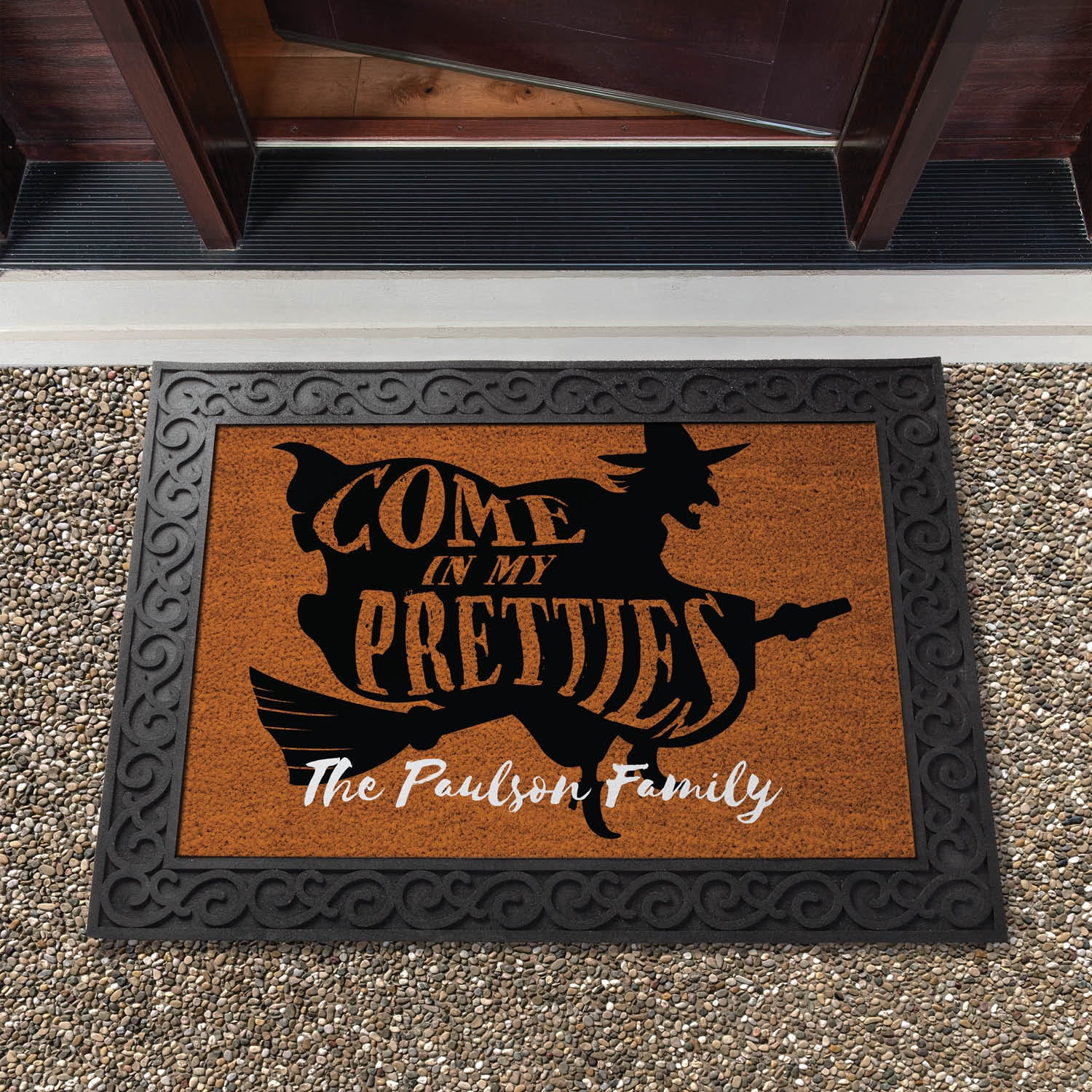 Come In, My Pretties Personalized Doormat