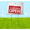 thumbnail image 1 of Come In We'Re Open (18" x 24") Yard Sign, Includes Metal Step Stake, 1 of 6