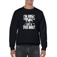 thumbnail image 1 of Come Like A Spider Monkey Sweatshirt Men -T-Line Designs, Male 4X-Large, 1 of 4
