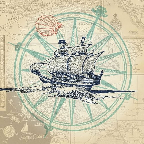 "Come Sail 2" Painting Print on Wrapped Canvas