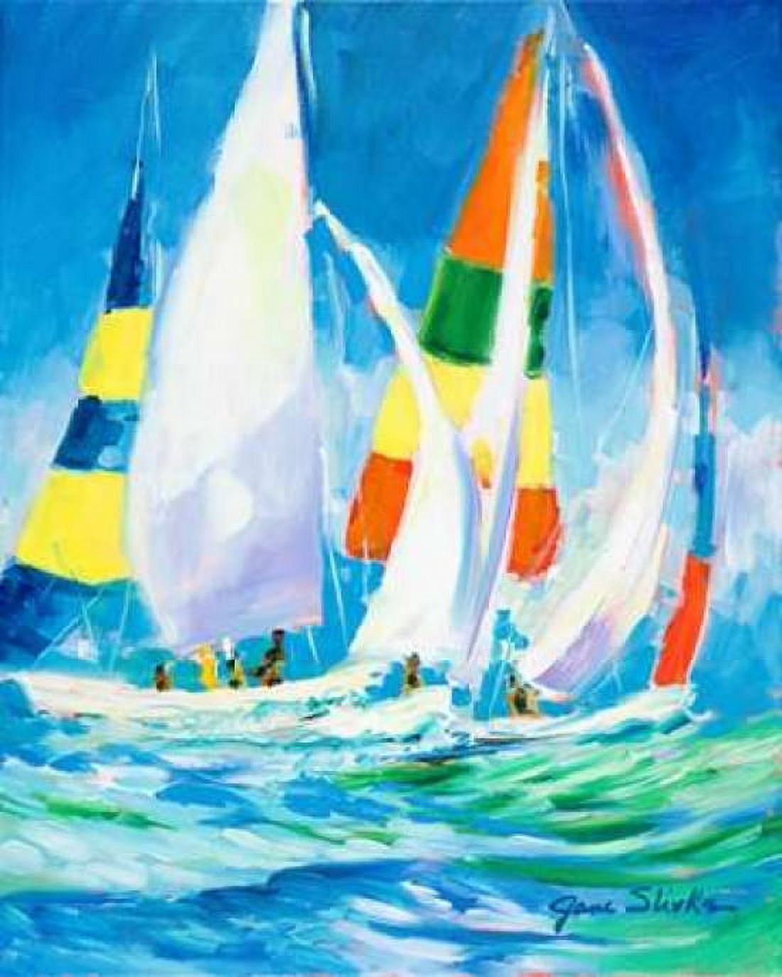 Come Sail Away Canvas Art - Jane Slivka (20 x 24)