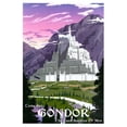 thumbnail image 1 of Come See Gondor   - Lord of the Rings Poster- The Hobbit - Travel Print (8x12Inches(US/CANonly)), 1 of 6