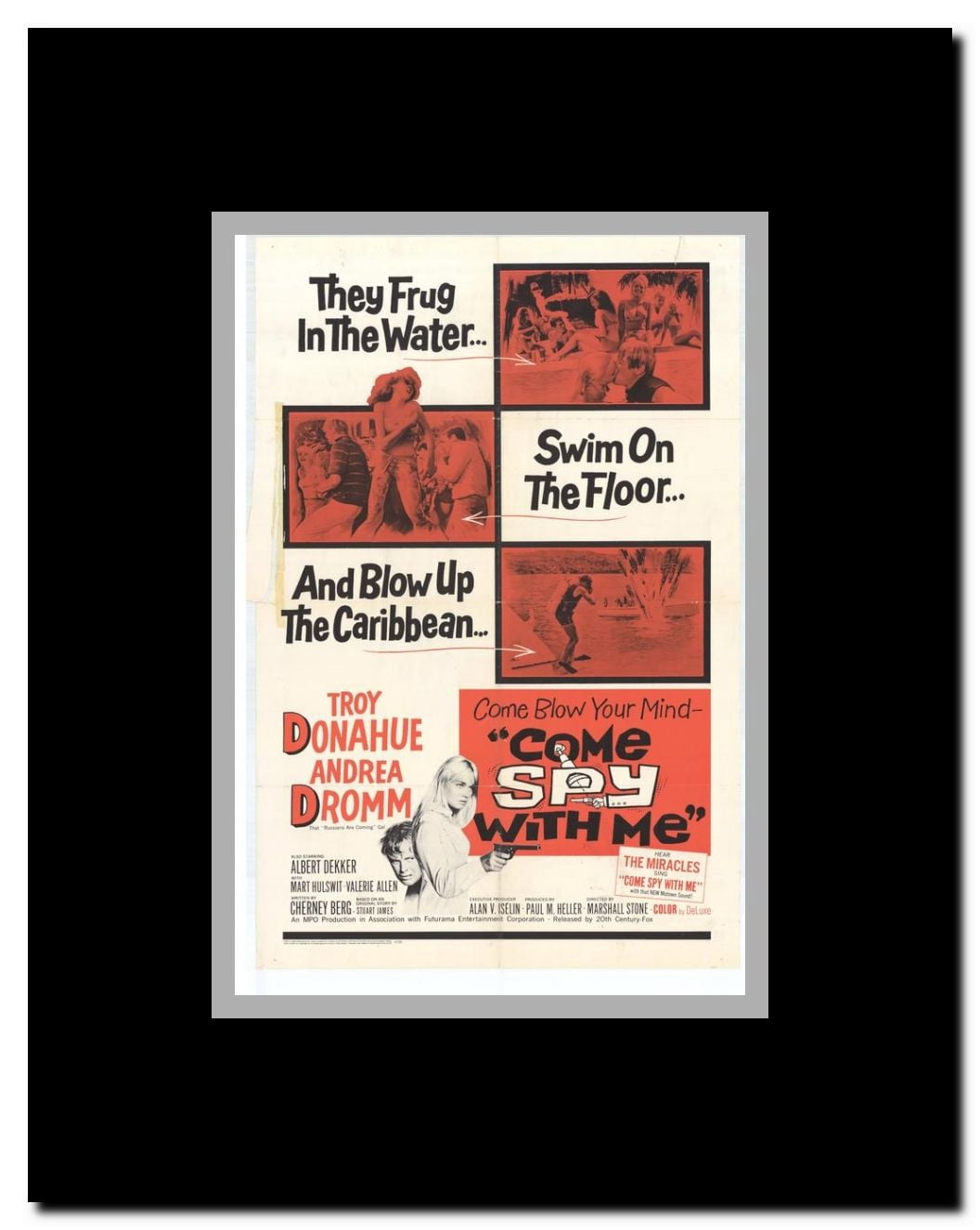 Come Spy with Me Framed Movie Poster
