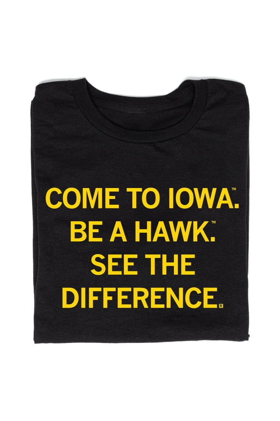 Come To Iowa Be A Hawk Graphic Tee TShirt Gift