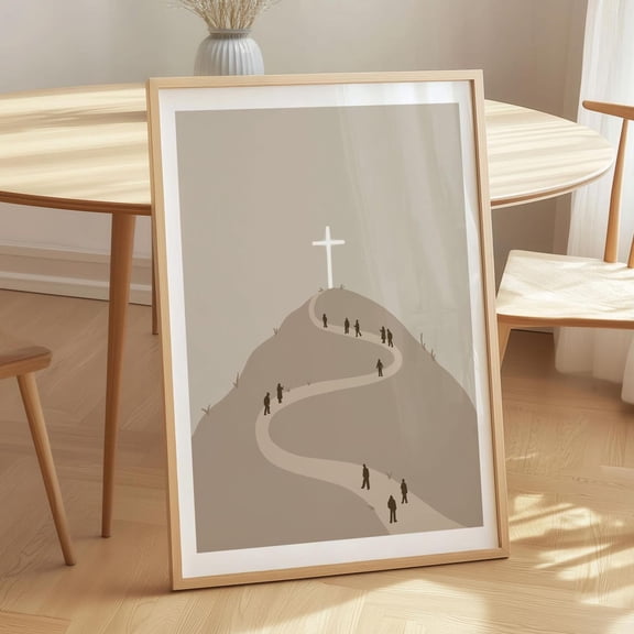 Come To Jesus The Way To Jesus Jesus Relationship Modern Bible Art, Stretched Canvas 8x10in