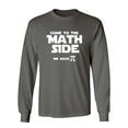 thumbnail image 1 of Come To The Math Side We Have Pi Sarcastic Novelty Gift Idea Adult Humor Funny Men's Long Sleeve Shirts, 1 of 3