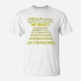 Come To The Math Side We Have Pi Symbol Pie Day TShirt - Walmart.com