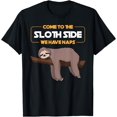 thumbnail image 1 of Come To The Sloth Side Funny Chill Animal Unisex T-Shirt for Men Women Kids Toddler,Black Color,Size YS, 1 of 5