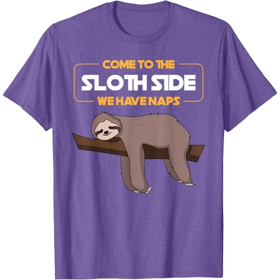 Come To The Sloth Side Funny Chill Animal Unisex T-Shirt for Men Women Kids Toddler