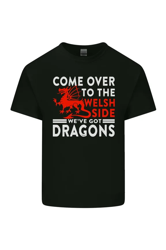Come To The Welsh Side Dragon Spirit Rugby Pride Unisex T-Shirt, up to size 5XL