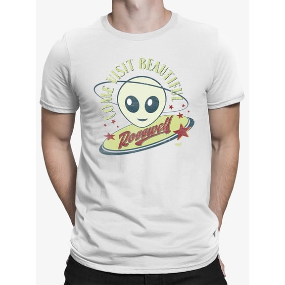 Come Visit Beautiful Roswell - Vintage Alien UFO Retro Men's T-shirt
