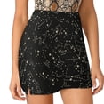 thumbnail image 1 of Come With Me To See The Stars Women's skirt Summer Clothes 2024 Kpop Style Trouser Skirt With Pocket Stars Map Universe, 1 of 7