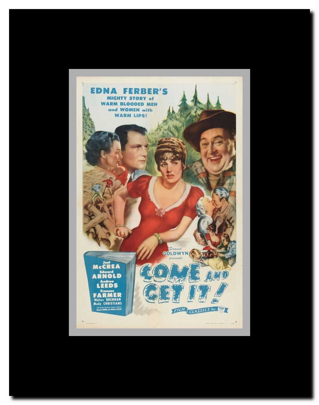 Come and Get It Framed Movie Poster