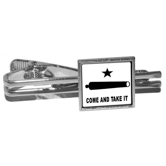 Come and Take it - Texas Flag - Revolt Square Tie Clip