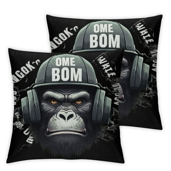 Come at me bro Gorilla Monkey Tag VR Gamer Gifts Throw Pillow