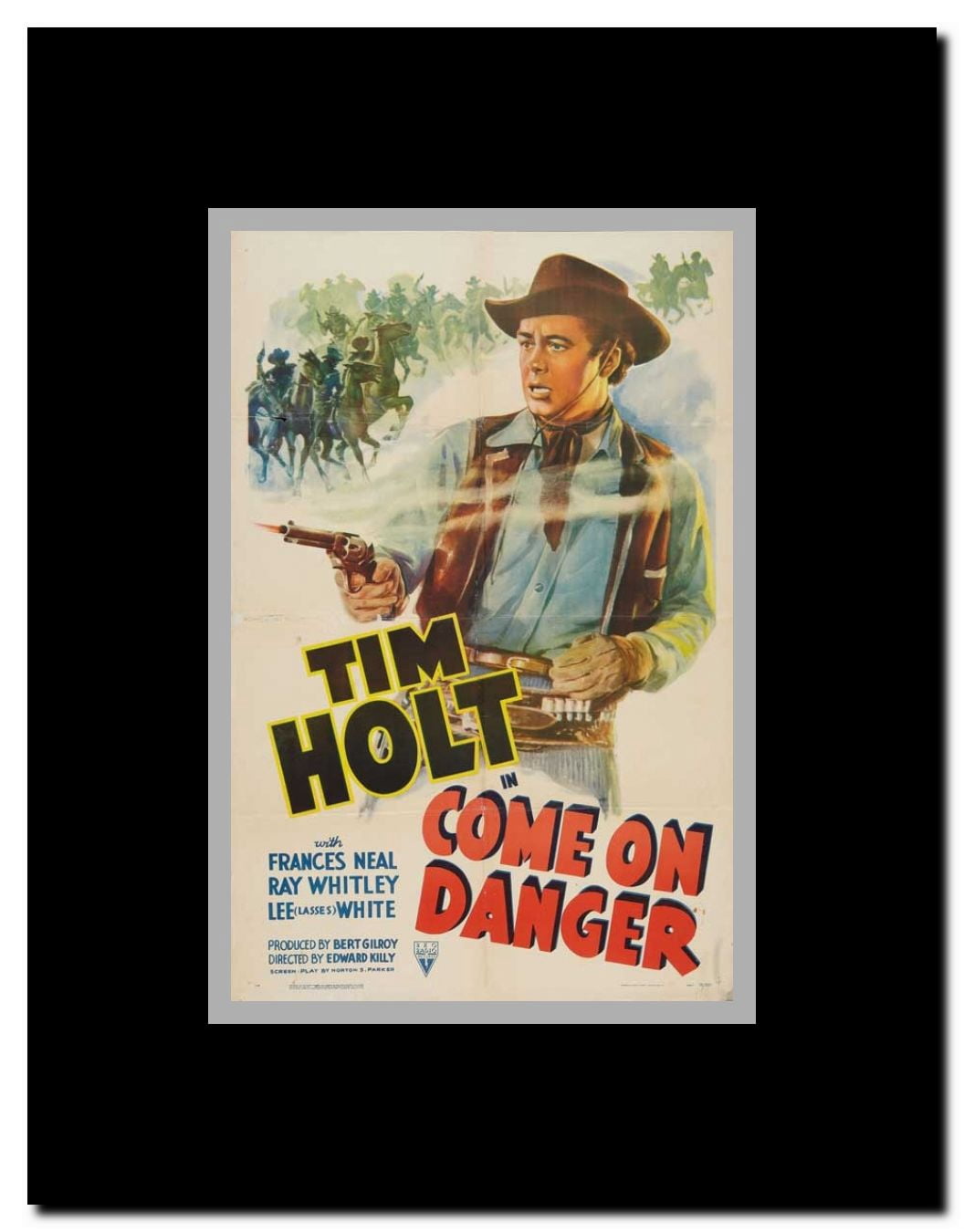 Come on Danger Framed Movie Poster