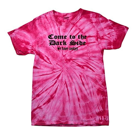 Come to the Dark Side We Have Cookies Funny Novelty Retro Cool Humorous Classic Oneliner Tee -pinktiedye-Medium