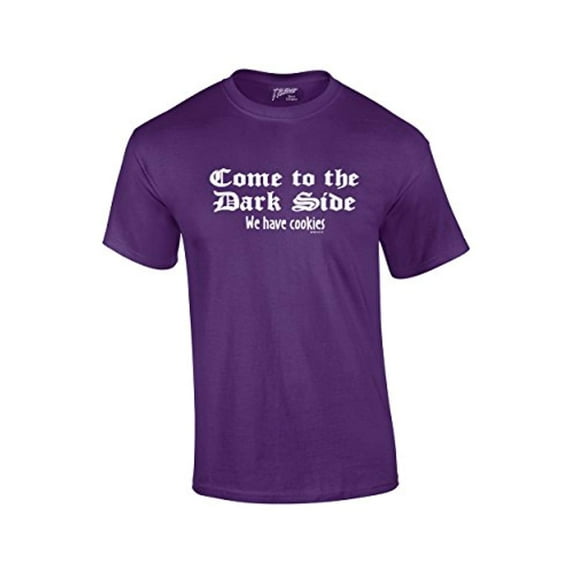Come to the Dark Side We Have Cookies Funny Novelty Retro Cool Humorous Classic Oneliner Tee -purple-4xl