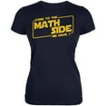 thumbnail image 1 of Come to the Math Side We have Pi Juniors Soft T Shirt Navy LG, 1 of 1