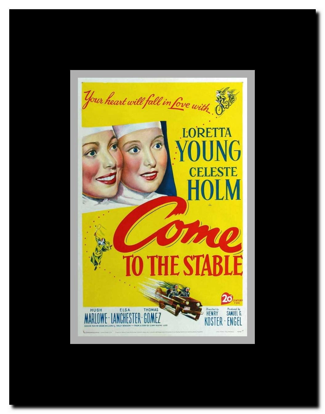 Come to the Stable Framed Movie Poster