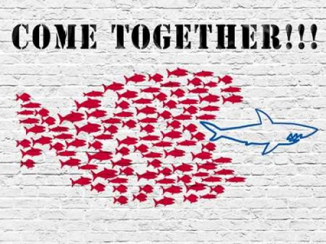 Come together Canvas Art - Masterfunk collective (22 x 28)