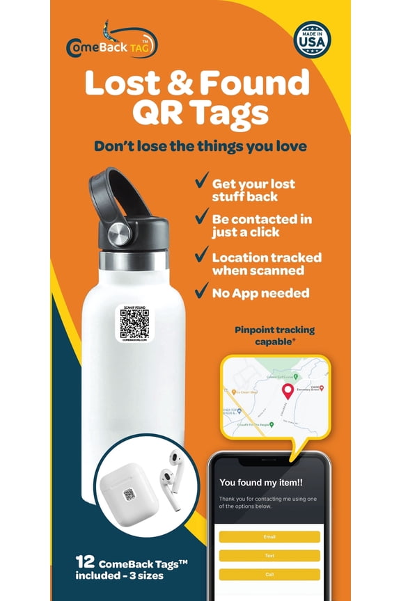 ComeBack Tag - Lost & Found QR Tag