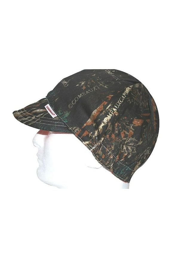 Comeaux 100% Cotton Camouflage Reversible Soft Brim Comfort Round Crown Cap 7 1/4 in 1182000C71/4
