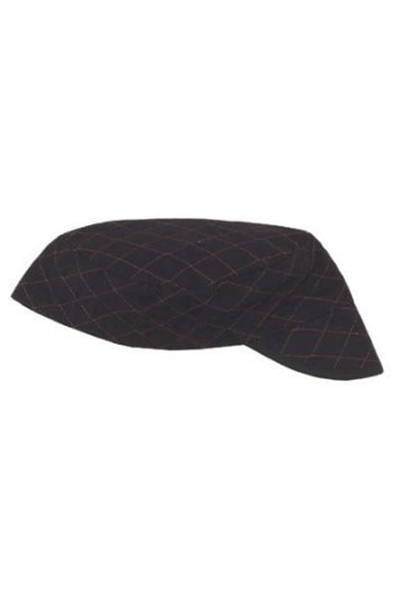 Style 3000 Black Quilted Shop Cap, One Size Fits Most