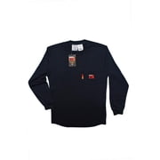 Comeaux Caps FR Henley Navy Welding Welders Work Shirt Long Sleeve LARGE