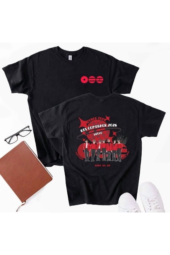 Comeback 2026 Shirt K-Pop New OT7 ONE Album Purple Army T-shirt, Army Concert Gift