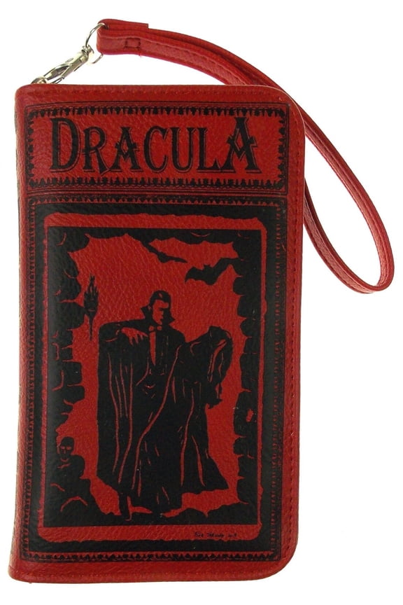 Dracula Book Wallet Red