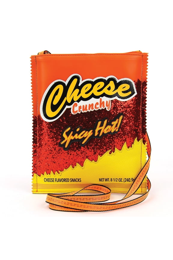 Comeco Women's Shoulder Bag Purses - Cheese Crunch Ramen Noodle Snack Food Junk Food Package Prints