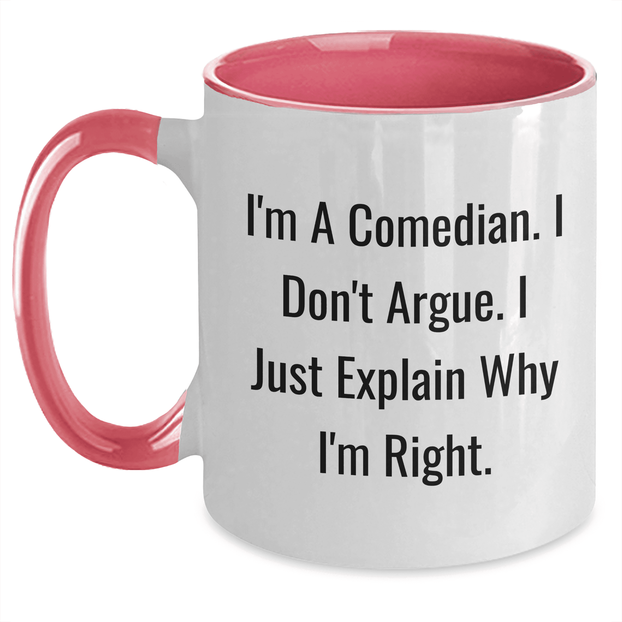 Comedian Humor Funny Coffee Mug, Gift from Men to Comedian Friends and ...