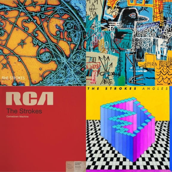 Is This It & New Abnormal (180G/Clear Apet Slipcase/Dl Insert) & Angles (Gatefold) & Comedown Machine [LP Vinyl Bundle]