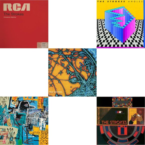 Comedown Machine & New Abnormal (180G/Clear Apet Slipcase/Dl Insert) & Is This It & Angles (Gatefold) & Room On Fire [LP Vinyl Bundle]