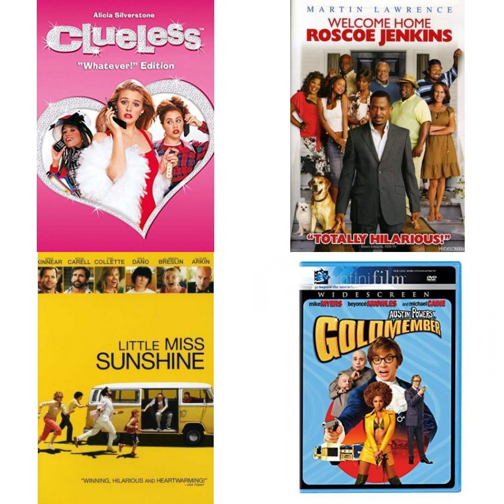 Comedy 4 Pack DVD Bundle: Clueless : Welcome Home Roscoe Jenkins