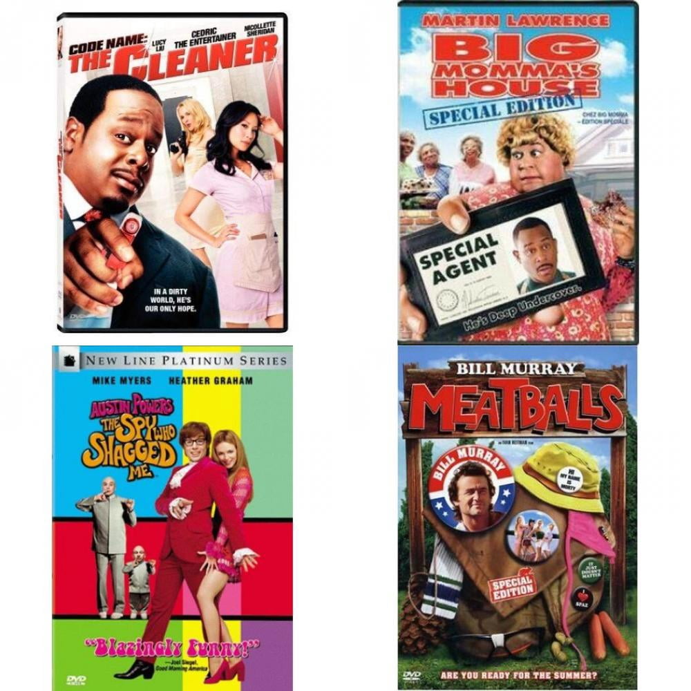 Comedy 4 Pack DVD Bundle: Code Name - The Cleaner : BIG MOMMAS