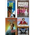 thumbnail image 1 of Comedy 4 Pack DVD Bundle: Major Payne, Bridesmaids, THE 40-YEAR-OLD VIRGIN, Anchorman: The Legend of Ron Burgundy, 1 of 5