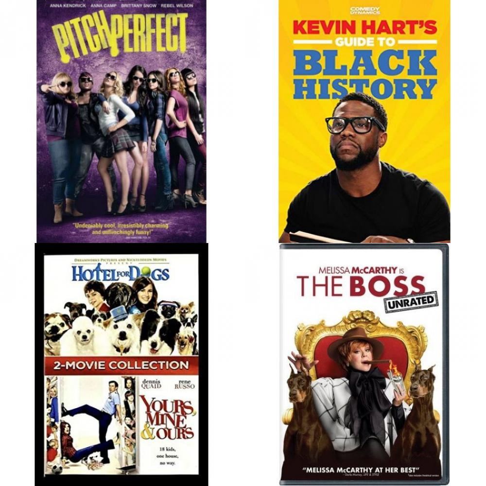 Comedy 4 Pack DVD Bundle: Pitch Perfect : Kevin Hart s Guide to Black ...