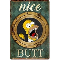 Comedy 5D Diamond Painting Kits for Adults & Beginner Full Drill Funny Homer Simpson Bathroom Diamond Art Paint with Round Diamonds DIY Gem Painting Kit for Home Wall Decor 8X12 Inch