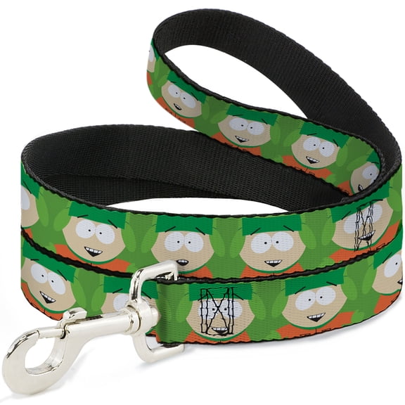 Comedy Central Pet Leash, Dog Leash, South Park Kyle Expressions Greens, 4 Feet Long 1.0 Inch Wide