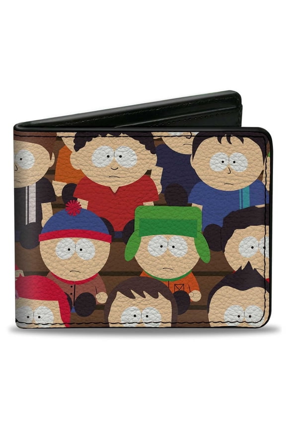 Comedy Central Wallet, Bifold, South Park Boys Class Gym Pose, Vegan Leather