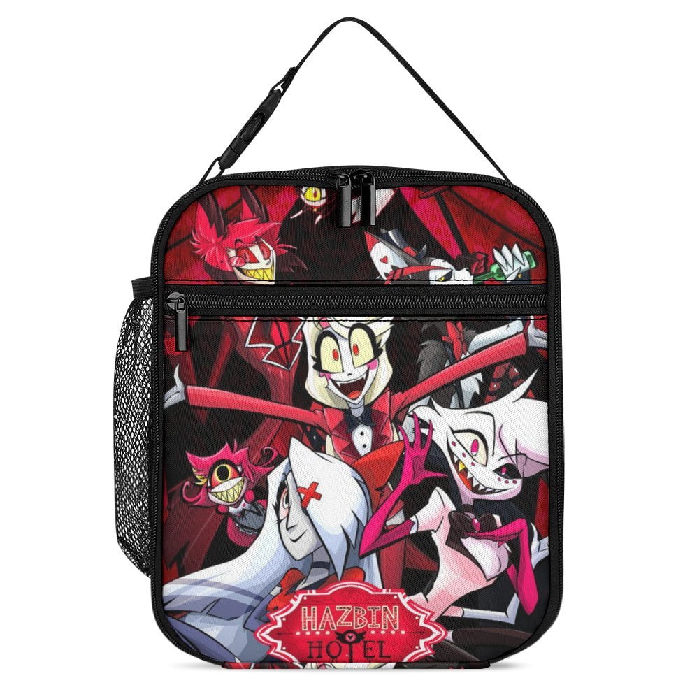 Comedy Hazbin Hotel Lunch Bag Portable Insulated Lunchbag Lunch Box