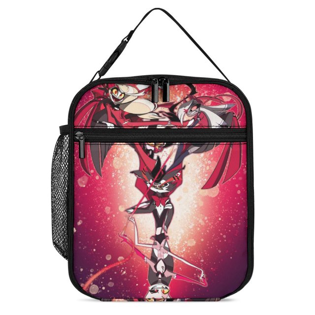 Comedy Hazbin Hotel Lunch Bag Portable Insulated Lunchbag Lunch Box